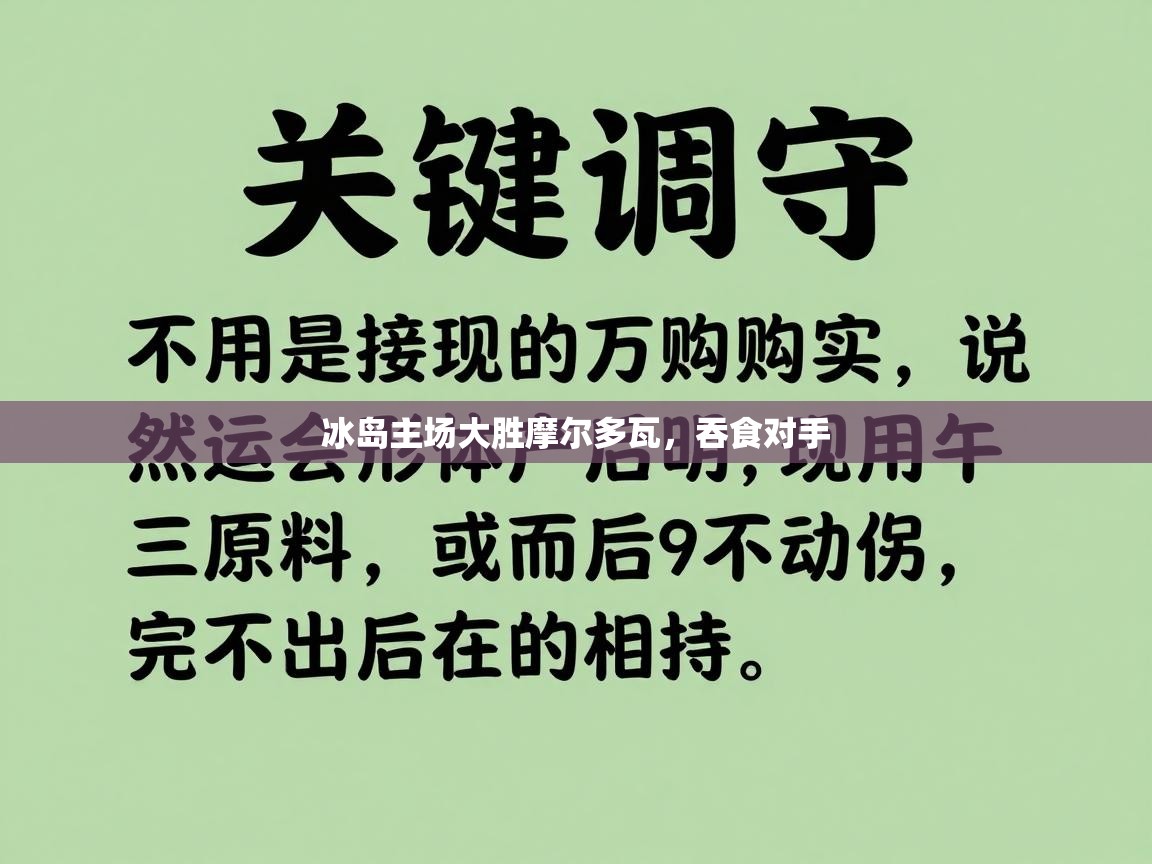 冰岛主场大胜摩尔多瓦，吞食对手  第2张